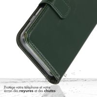 Selencia Étui de téléphone portefeuille en cuir véritable Samsung Galaxy A52(s) (5G/4G)