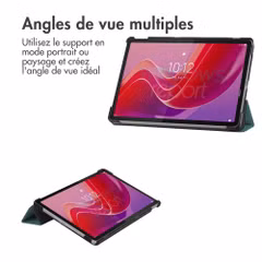 imoshion Coque tablette Trifold Lenovo Tab M11 - Vert foncé