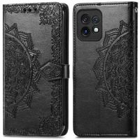 imoshion Etui de téléphone portefeuille Mandala Motorola Edge 40 Pro - Noir