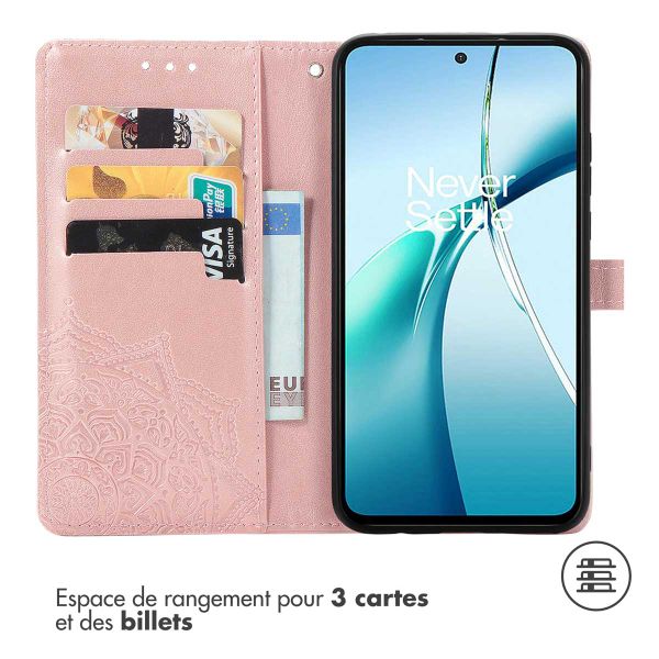 imoshion Etui de télephone Mandala Samsung Galaxy S25 Edge - Rose Doré