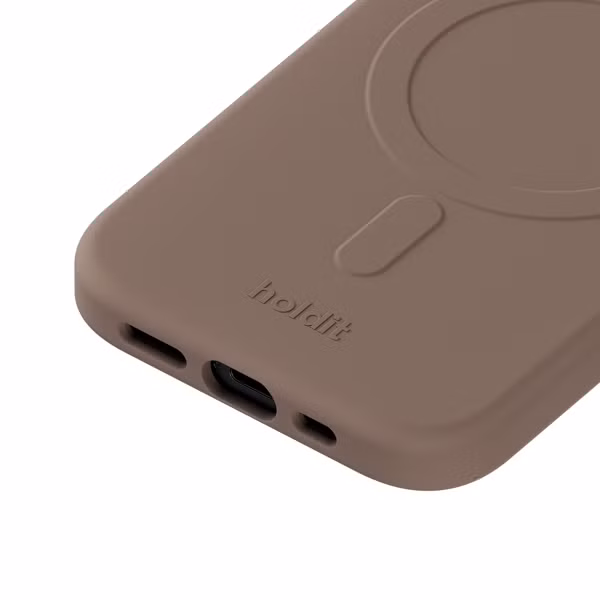 Holdit Coque MagSafe Apple iPhone 13/14/15/16e - Mocha Brown