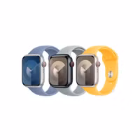 Apple 3 Pack Bracelet Sport pour Apple Watch | 44/45/46/49 mm - Taille M/L - Winter Blue / Succulent / Sunshine