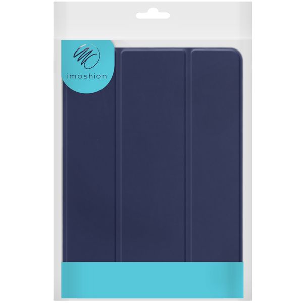 imoshion Coque tablette Trifold Apple iPad Pro 12.9 (2020) / iPad Pro 12.9 (2018) - Bleu foncé