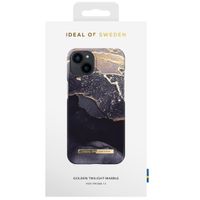 iDeal of Sweden Coque Fashion Apple iPhone 13 - Golden Twilight Marble