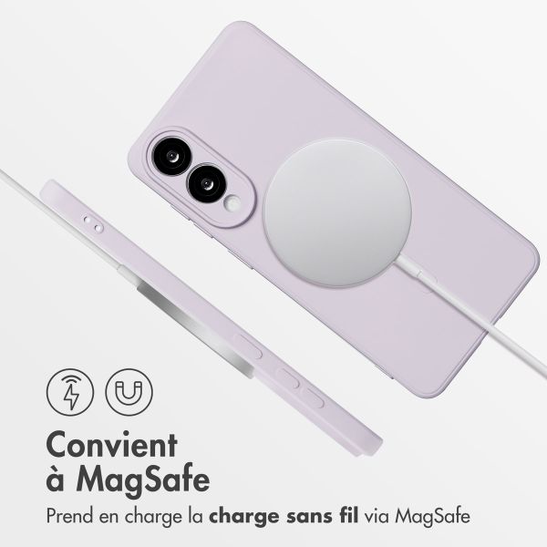 imoshion Coque Couleur avec MagSafe Samsung Galaxy S25 Edge - Violet