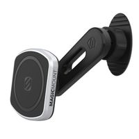 Scosche MagicMount Pro2 4-in-1 - Support de téléphone de voiture - Tableau de bord et grille de ventilation - Universel - Magnétique et MagSafe - Noir