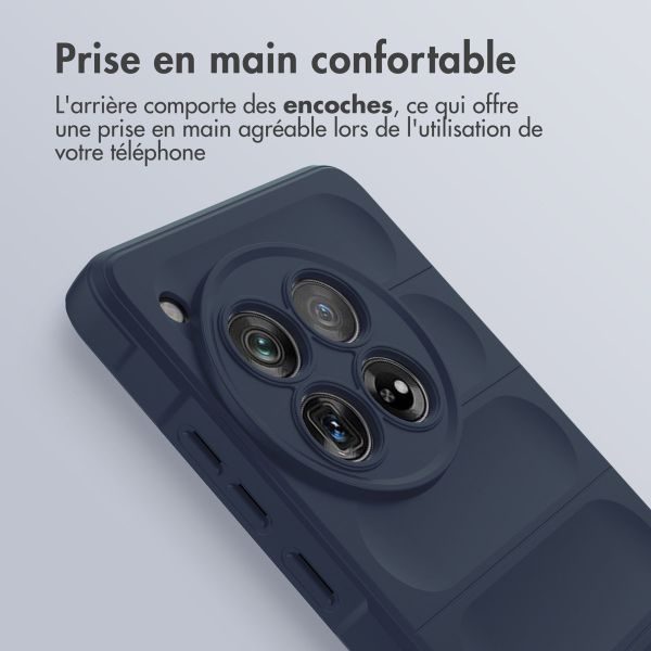 imoshion Coque arrière EasyGrip OnePlus 12 - Bleu foncé