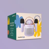 imoshion Sing & Shine Karaoke Set - Enceinte et 2 micros - Lavender Lilac