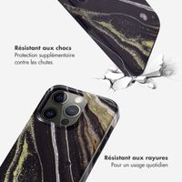 Selencia Coque arrière Vivid Tough iPhone 15 Pro - Chic Marble