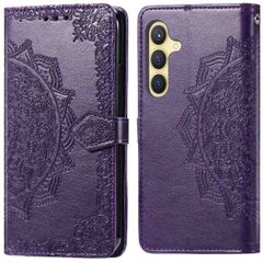 imoshion Etui de téléphone portefeuille Mandala Samsung Galaxy S25 Plus - Violet