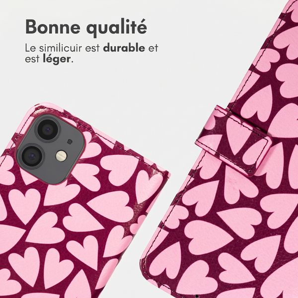 imoshion Étui de télephone portefeuille Design Apple iPhone 11 - Hearty Blush