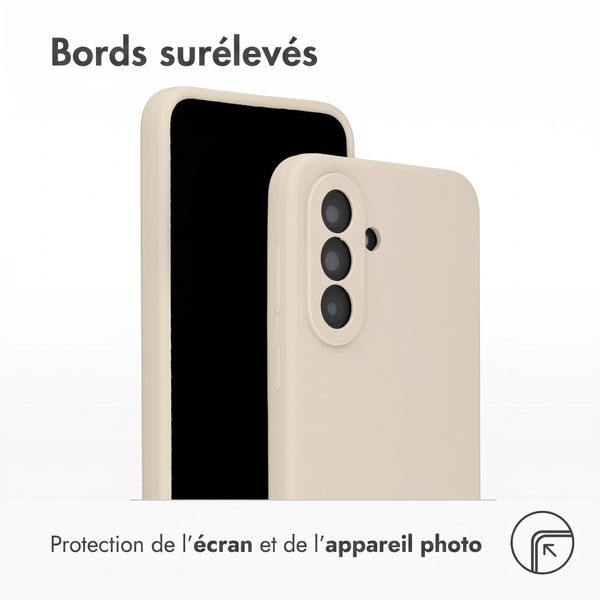 Accezz Coque Liquid Silicone Samsung Galaxy A57 (5G) - Stone