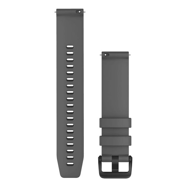 Garmin Bracelet silicone  - Connexion Garmin 20 mm - Slate Gray