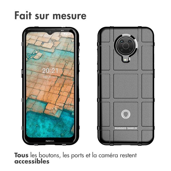 imoshion Coque Rugged Shield Nokia G10 / G20 - Noir