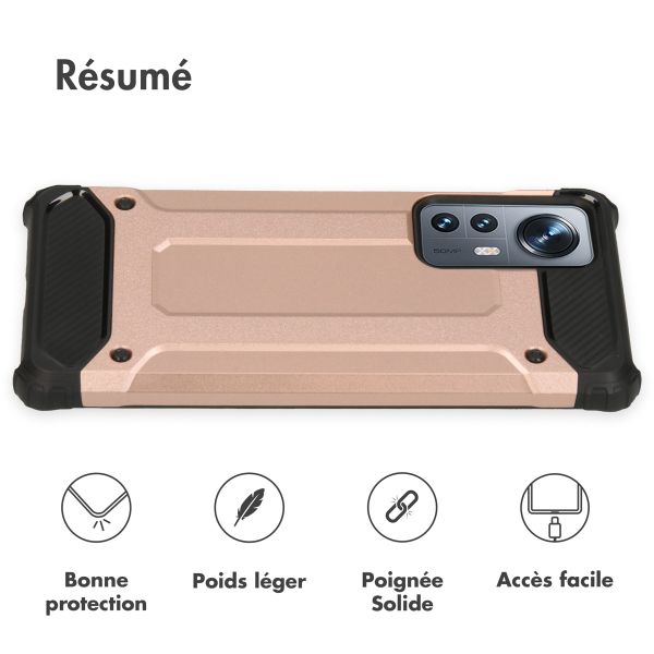 imoshion Coque Rugged Xtreme Xiaomi 12 / 12X - Rose Doré