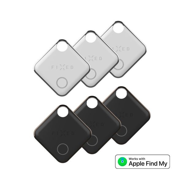 Fixed Tag - Tracker Bluetooth pour iOS - 6 pack - Noir / Blanc