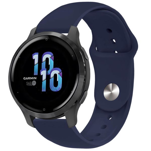imoshion Bracelet sport en silicone  - Connexion universelle 22 mm - Bleu foncé