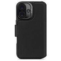 Decoded Portefeuille détachable 2 en 1 en cuir MagSafe Apple iPhone 16 - Noir