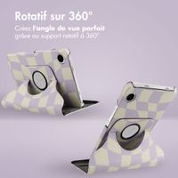 imoshion Coque tablette Design rotatif à 360° Samsung Galaxy Tab A9 8.7 pouces - Dancing Cubes