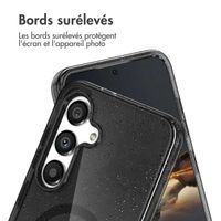 imoshion Coque Pailletée avec MagSafe Samsung Galaxy S25 - Glitter Noir