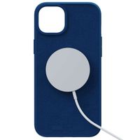 Njorð Collections Coque daim Comfort+ MagSafe iPhone 15 Plus - Blue