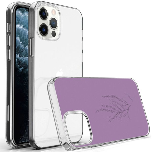 imoshion Coque Design iPhone 12 (Pro) - Floral Purple