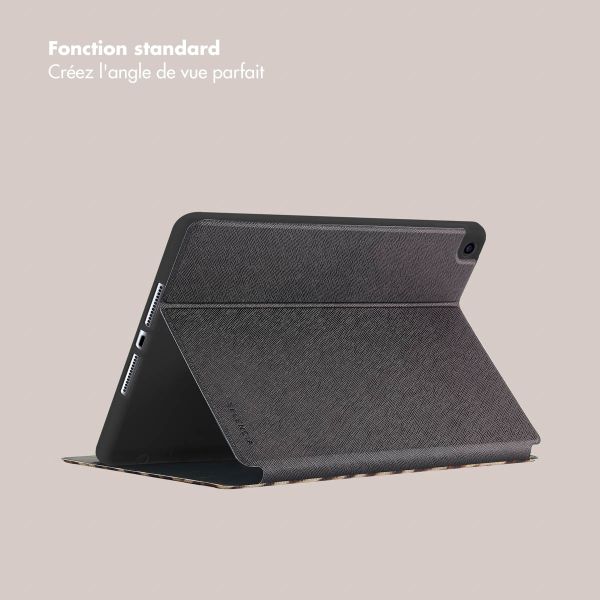 Selencia Coque tablette Vivid Apple iPad 9 (2021) 10.2 pouces / iPad 8 (2020) 10.2 pouces / iPad 7 (2019) 10.2 pouces - Wild Leo