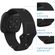 imoshion Bracelet silicone le Fitbit Versa 4 / 3 / Sense (2) - Noir