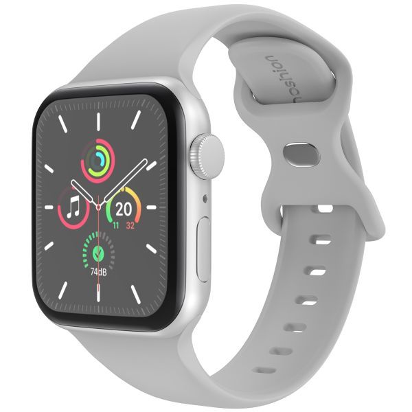 imoshion Bracelet en silicone⁺ Apple Watch Series 1 á 9 / SE (38/40/41 mm) | Series 10 (42 mm) - Fog - Taille S/M