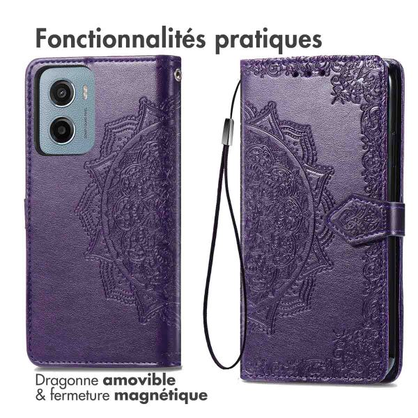 imoshion Etui de téléphone Motorola Moto G05 / E15 - Violet