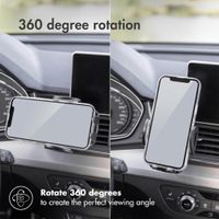 imoshion Support de téléphone pour voiture - Universel - Réglable - Grille de ventilation - Noir