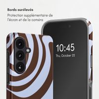Selencia Coque arrière Vivid avec MagSafe Samsung Galaxy S26 - Dream Swirl Chocolate