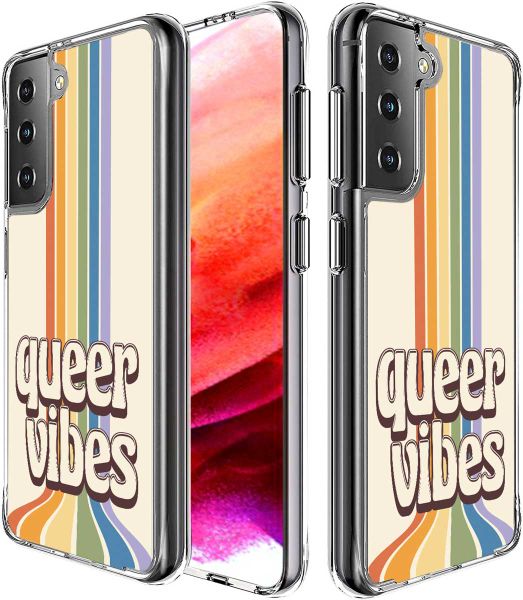 imoshion Coque Design Samsung Galaxy S21 FE - Rainbow Queer vibes