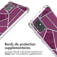 imoshion Coque Design avec cordon Samsung Galaxy A71 - Bordeaux Graphic