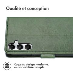 imoshion Étui de télephone portefeuille Samsung Galaxy S24 / S25 - Vert