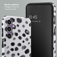 Selencia Coque arrière Vivid Tough Samsung Galaxy S23 FE - Trendy Leopard