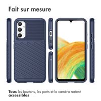 imoshion Coque arrière Thunder Samsung Galaxy A34 (5G) - Bleu foncé
