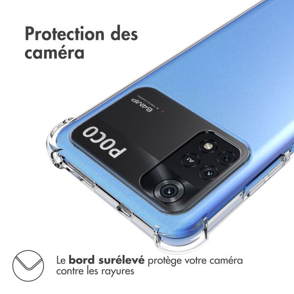 imoshion Shockproof Case Xiaomi Poco M4 Pro 5G - Transparent