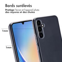 Accezz Coque Clear 100% recyclée Samsung Galaxy A34 (5G) - Transparent
