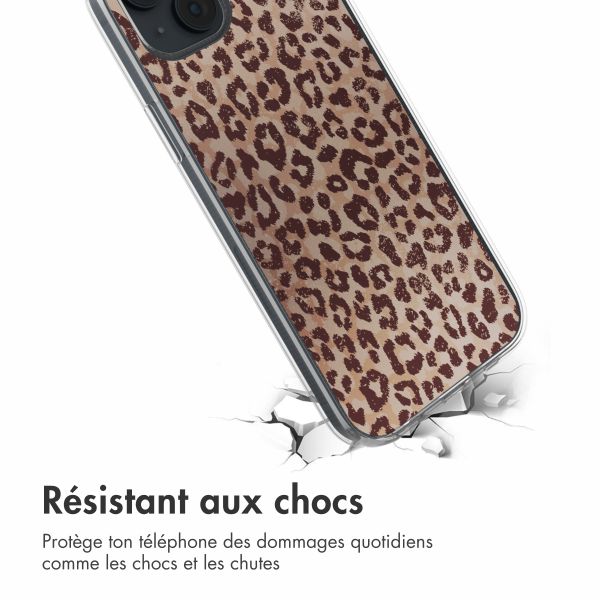 imoshion Coque design pour iPhone 14 - Leopard Mood