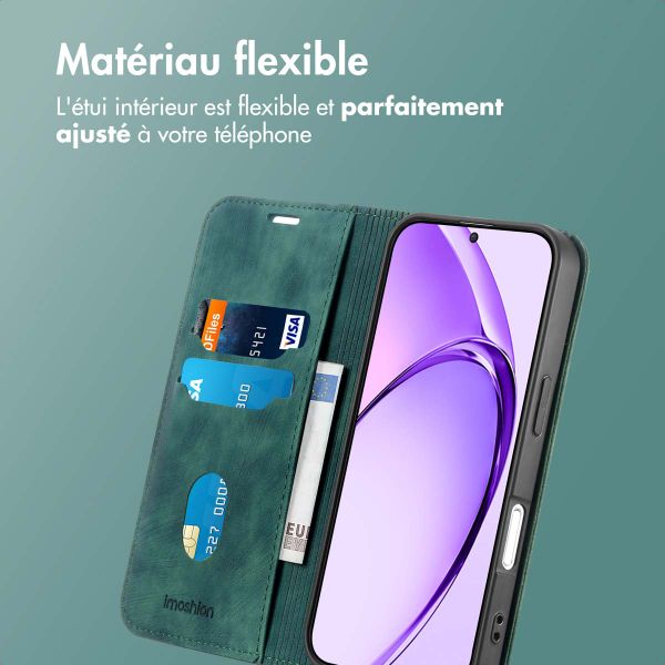 imoshion Étui de téléphone portefeuille Slim Oppo A5 5G (2025) - Vert