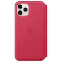 Apple Étui de téléphone Leather Folio Apple iPhone 11 Pro - Raspberry