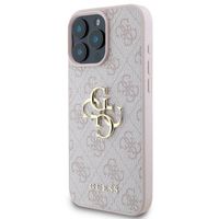 Guess Coque 4G Metal Logo Backcover Apple iPhone 16 Pro - Rose