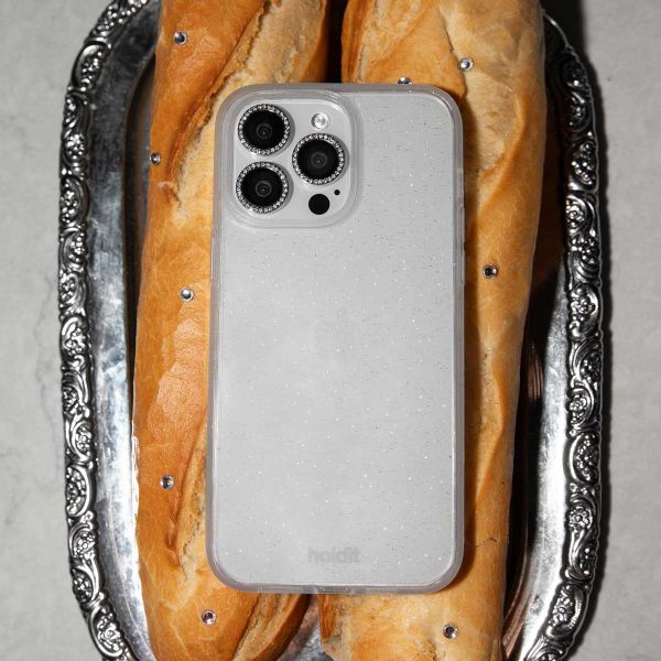 Holdit Coque Pailletée Apple iPhone 15 / 14 / 13 - Blanc