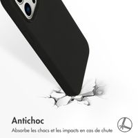 Accezz Coque Liquid Silicone Apple iPhone 14 Pro Max - Noir