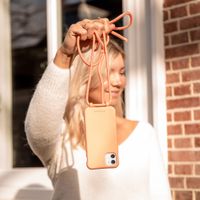 imoshion Coque de couleur avec cordon amovible iPhone Xr - Peach