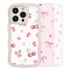 Holdit Pack d'impression Apple iPhone 14 Pro / 15 Pro / 16 Pro - Pink Breeze