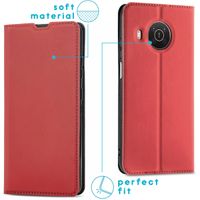 imoshion Étui de téléphone Slim Folio Nokia X10 / X20 - Rouge