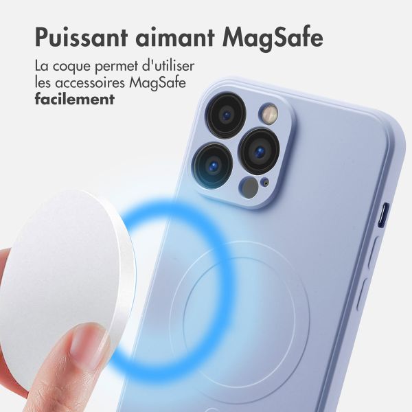 imoshion Coque Couleur avec MagSafe Apple iPhone 13 Pro Max - Lila