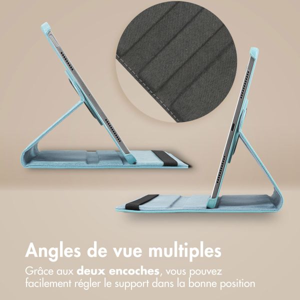 imoshion Coque tablette rotatif à 360° Xiaomi Pad 6S Pro 12.4 - Bleu clair